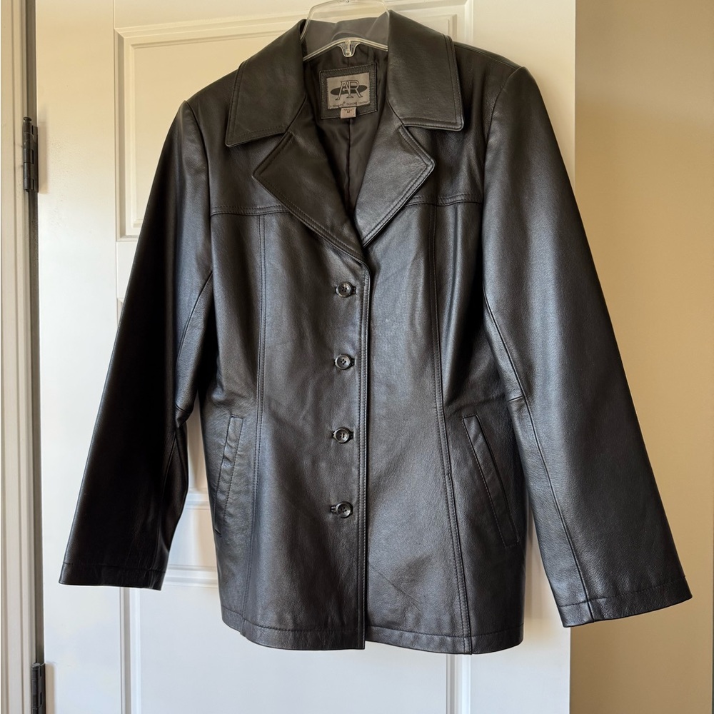 A Bernardo Black Leather Jacket